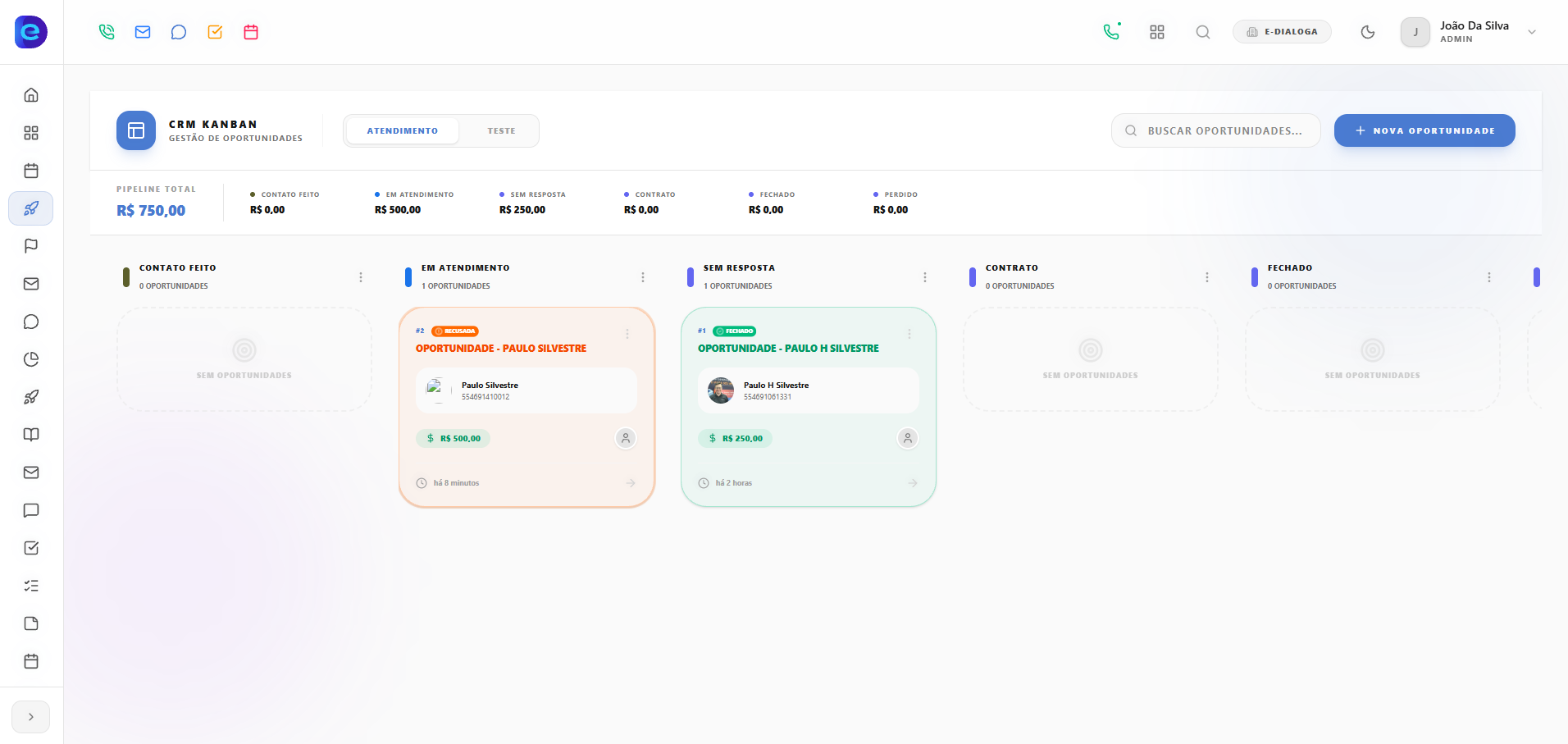 CRM Interface